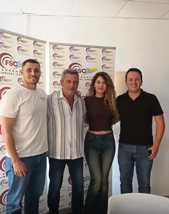 [Imagen] En la sede del Sindicato, Gran Canaria