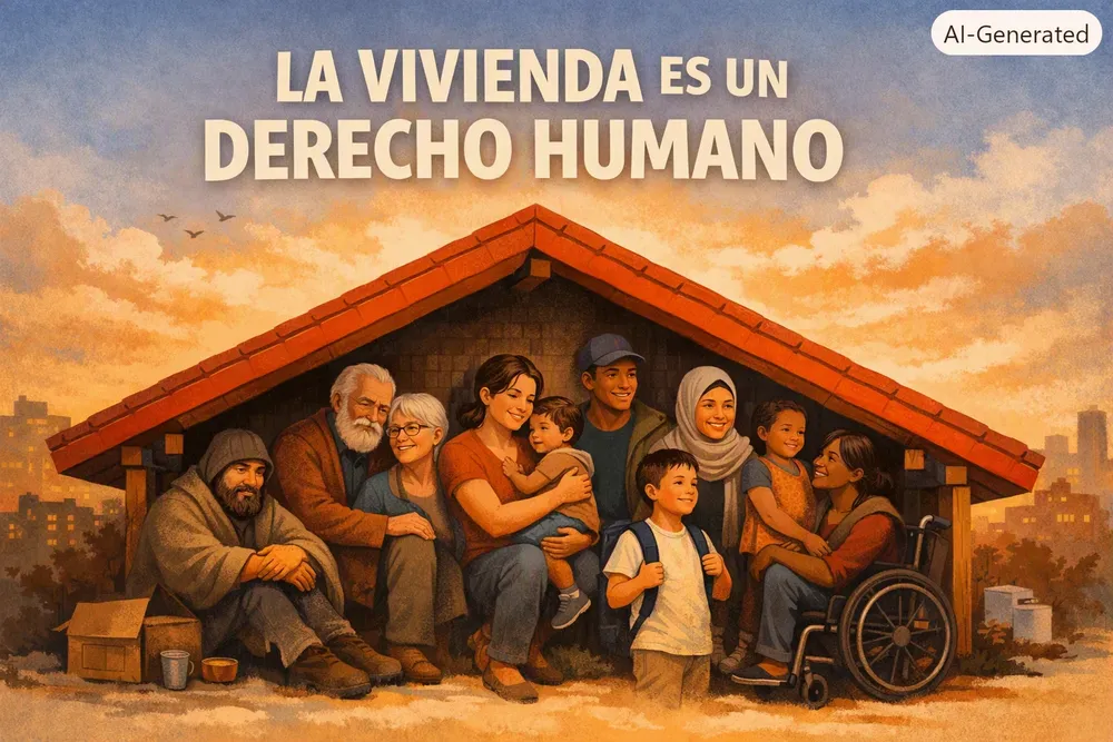 LA VIVIENDA ES UN DERECHO  HUMANO