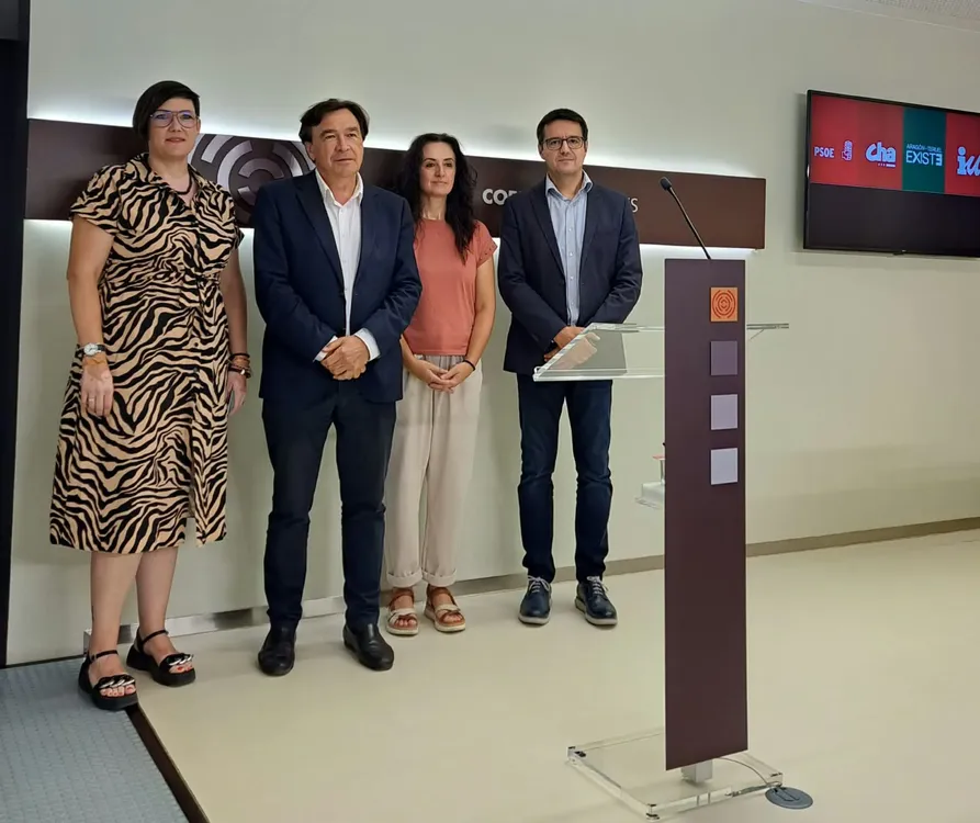 CHA TE IU PSOE Cortes de Aragón HACIENDA